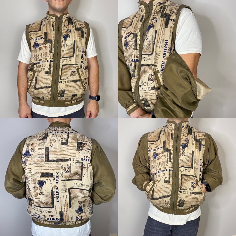 Vintage men’s windbreaker by EVR Apparel Group M